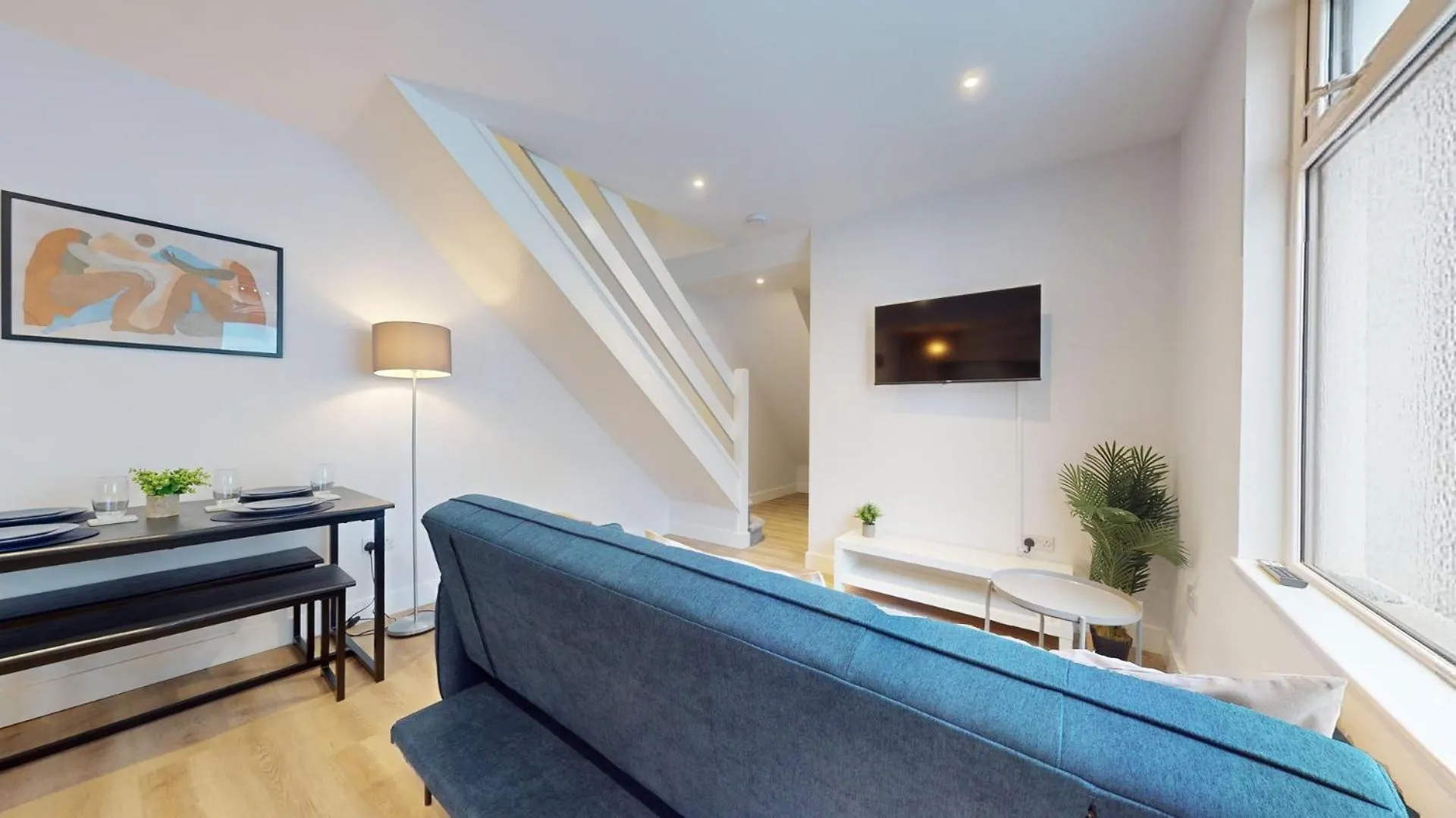 Апартаменты Cohost Partners Modern 2Br Duplex Fast Wifi Кардифф Великобритания